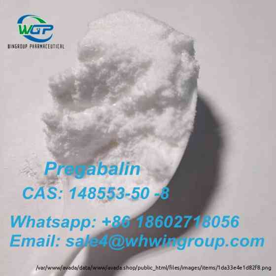 High Quality 99% Purity Crystal Lyric CAS 148553-50-8 Pregabalin Whatsapp:+86 18602718056 Дарвин