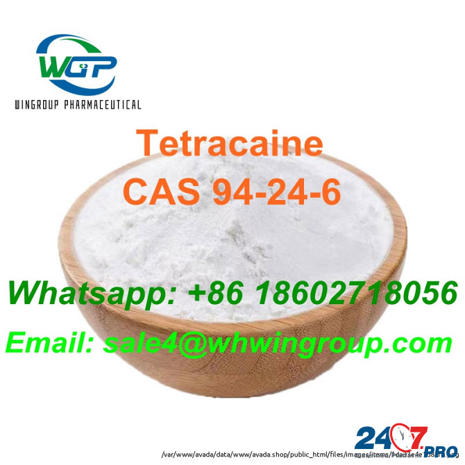 Wholesale High Quality API Tetracaine CAS 94-24-6 With Best Price Whatsapp:+86 18602718056 Дарвин - изображение 1