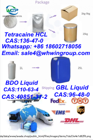 99.5% Purity Tetracaine Hydrochloride/HCl CAS:136-47-0 With Best Price Whatsapp:+86 18602718056 Darwin