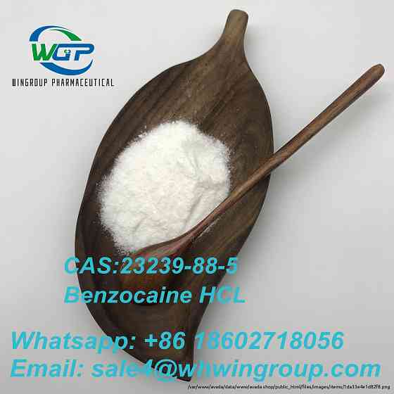 Local Anesthetic Pharma Grade CAS 23239-88-5 Benzocaine Hydrochloride Whatsapp: +86 18602718056 Дарвин