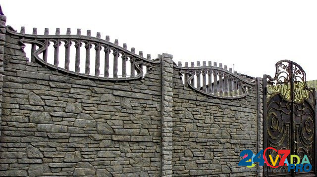 Бетонный забор. Ворота и калитки Belgorod - photo 1