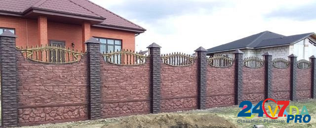 Бетонный забор. Ворота и калитки Belgorod - photo 6