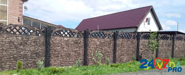 Декоративный забор. Элементы бетонного забора Belgorod - photo 3