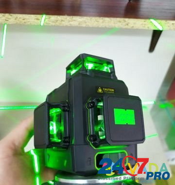 Лазерный уровень huepar 3d black green lines Махачкала - изображение 1