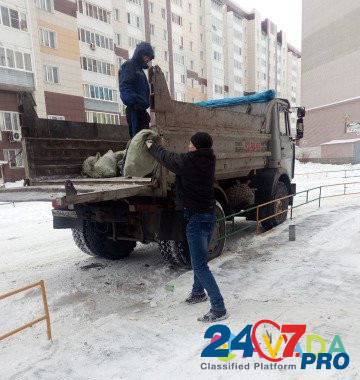 Вывоз мусора, самосвал, трактор, грузчики Барнаул - изображение 1