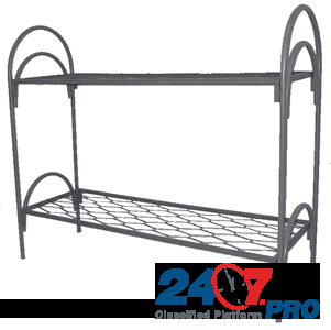 Двухъярусные, трехъярусные кровати металлические с лестницами Волгоград - изображение 3