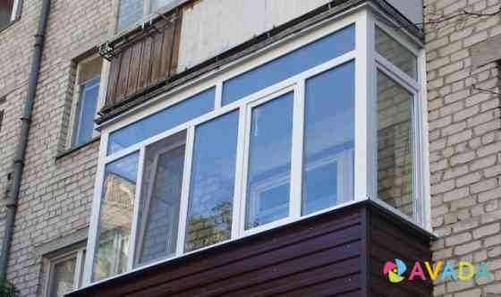 Остекление балконов и лоджий из пвх и Аl Omsk