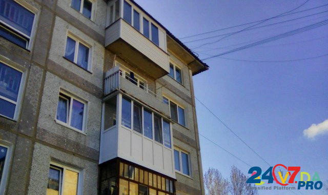 Остекление балконов и лоджий из пвх и Аl Omsk - photo 4