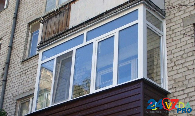 Остекление балконов и лоджий из пвх и Аl Omsk - photo 6