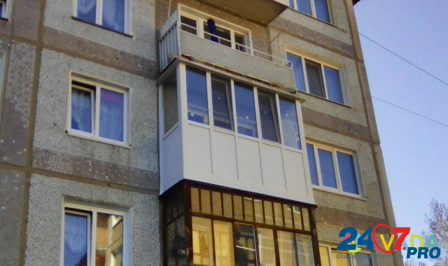 Остекление балконов и лоджий из пвх и Аl Омск - изображение 3