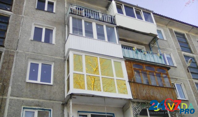 Остекление балконов и лоджий из пвх и Аl Omsk - photo 5
