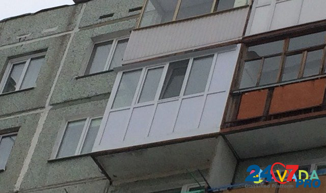 Остекление балконов и лоджий из пвх и Аl Omsk - photo 7