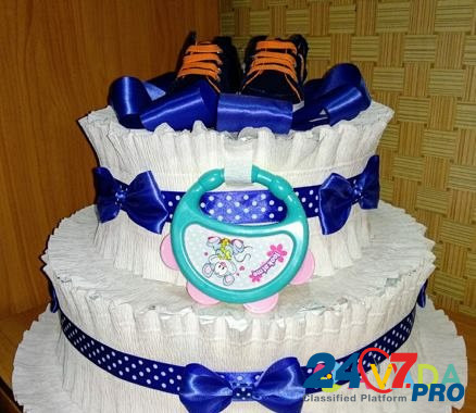 Торт из памперсов на рождение и крестины Voronezh - photo 6