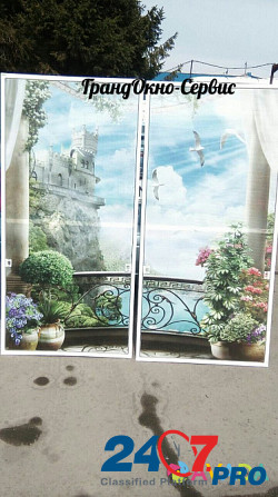 Москитная сетка на окно с фотопечатью Омск - изображение 2