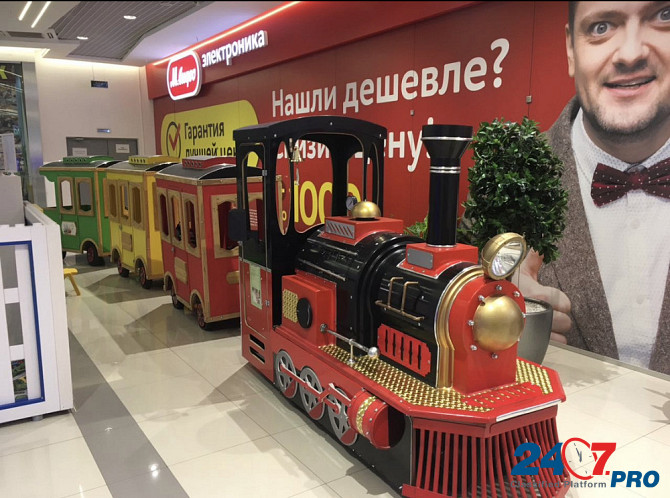 Аттракцион паровозик, аттракцион паровозик купить, рельсовый паровоз Москва - изображение 6