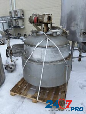 Варочный котёл МЗС (реактор), объем — 0, 5 куб.м., рубашка, мешалка Москва - изображение 1