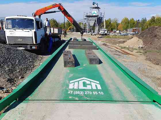 Автомобильные весы АСП 80 тонн 18 метров на поверхности Moscow