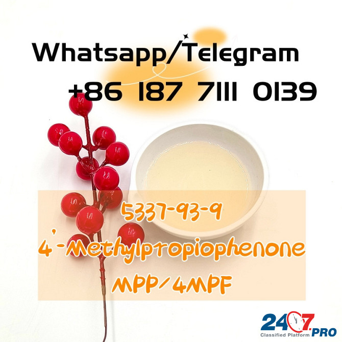 Cas 5337-93-9 4mpf 4'-Methylpropiophenone mpp Whatsapp/Telegram: +86 187 7111 0139 Moscow - photo 3