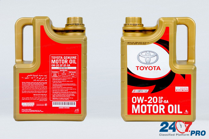 Моторное масло Toyota SAE 0W-20 / API SP / ILSAC GF-6A, 4л. Краснодар - изображение 5