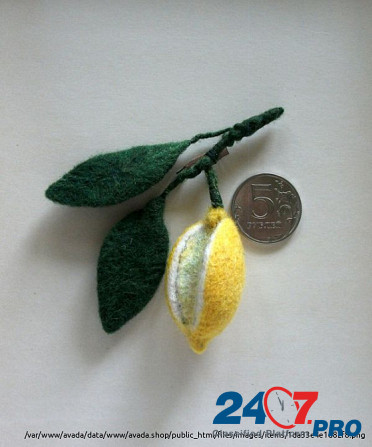 Брошь "Ветка лимона Чебоксары - изображение 4
