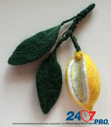 Брошь "Ветка лимона Чебоксары - изображение 1