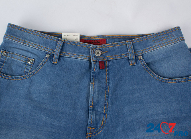 Продам новые женские джинсы 46-48 Франция Пьер Карден Новосибирск - изображение 4