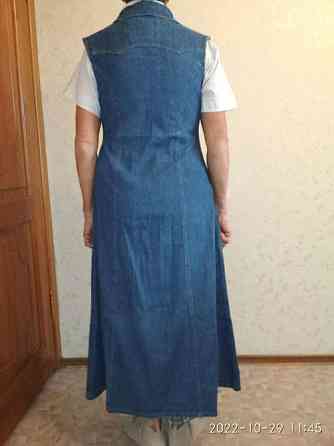 Продам джинс синий платье-сарафан 48-52 Novosibirsk