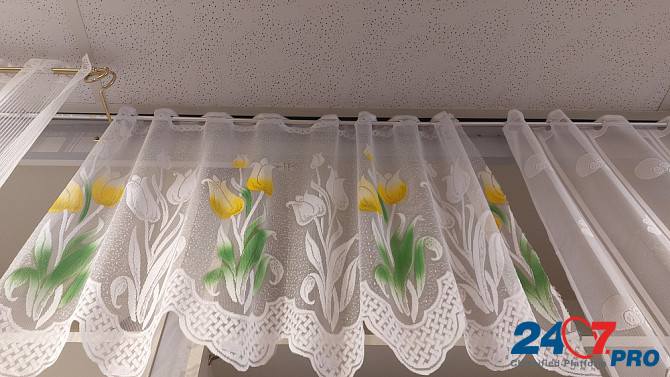 Продам красивые кружевные модели на окна и шторочки для кухни с тюльпанами Волендам - изображение 4