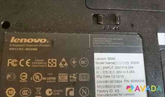 Ноутбук Lenovo B590 Kirishi
