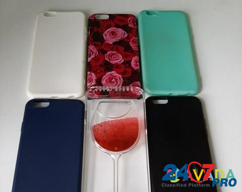 Чехлы для айфон 6, 4шт (розы и бокал проданы) Ryazan' - photo 1