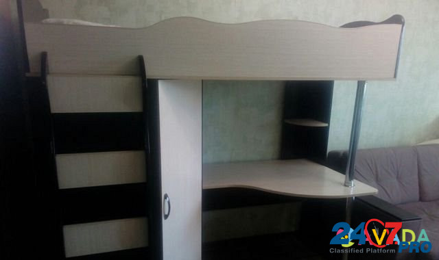 Кровать чердак со шкафом Самара - изображение 1