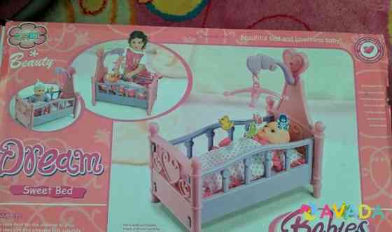 Кроватка для куклы полный комплект Rostov-na-Donu