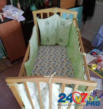 Кроватка детская с матрасом Владимир - изображение 2
