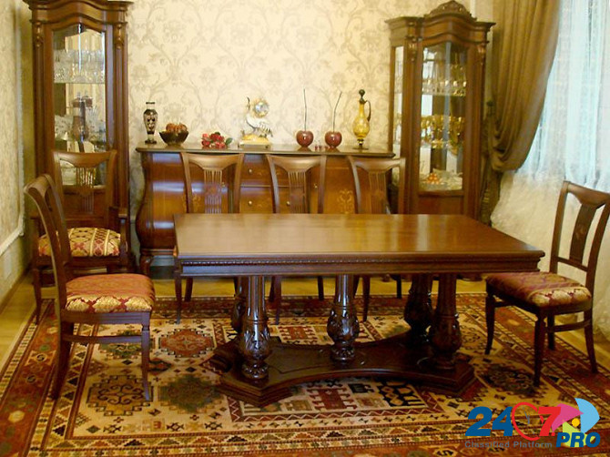 Кухни из дерева, деревянная кухонная мебель, столы, стулья, буфеты Краснодар - изображение 4