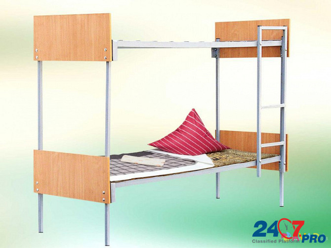 Металлические кровати для казарм, двухъярусные кровати Смоленск - изображение 5