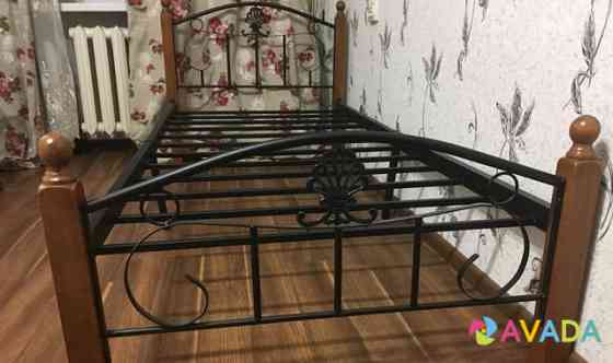 Кованая кровать металл+гевея Rostov-na-Donu