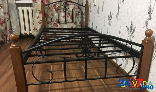 Кованая кровать металл+гевея Rostov-na-Donu - photo 2