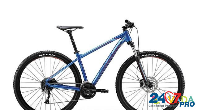 Велосипед Merida Big.Nine 100 GlossyBlue/Red 2020 Электросталь - изображение 1