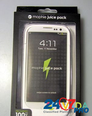 Чехол-аккумулятор Mophie Juice Pack для samsung S3 Москва - изображение 2