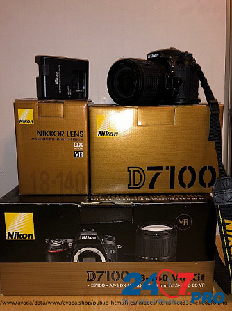 Nikon D7100 Цифровая зеркальная фотокамера с объективом 18-140 мм Москва - изображение 1