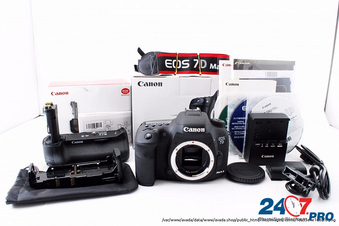 Canon EOS 7D Mark II DSLR Корпус камеры с комплектом для хранения Москва - изображение 1