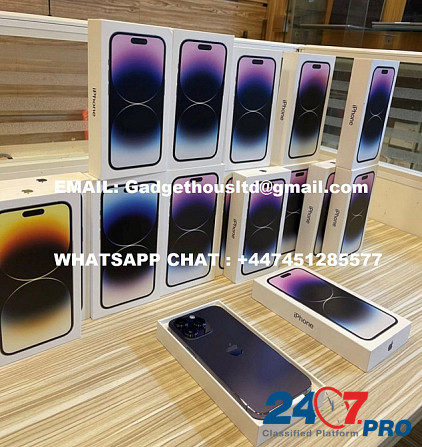 Apple iPhone 14 Pro 128GB = 650 EUR , iPhone 14 Pro Max 128GB = 700 EUR, iPhone 14 128GB = 500 EUR Moscow - photo 2