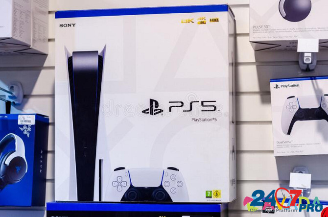 Абсолютно новая консоль Sony Playstation PS5 Blu Ray Disc Edition White  - изображение 2