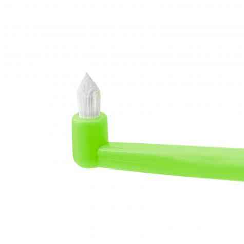 Монопучковая щетка Revyline interspace для чистки зубов и брекетов (салатовая) Sochi