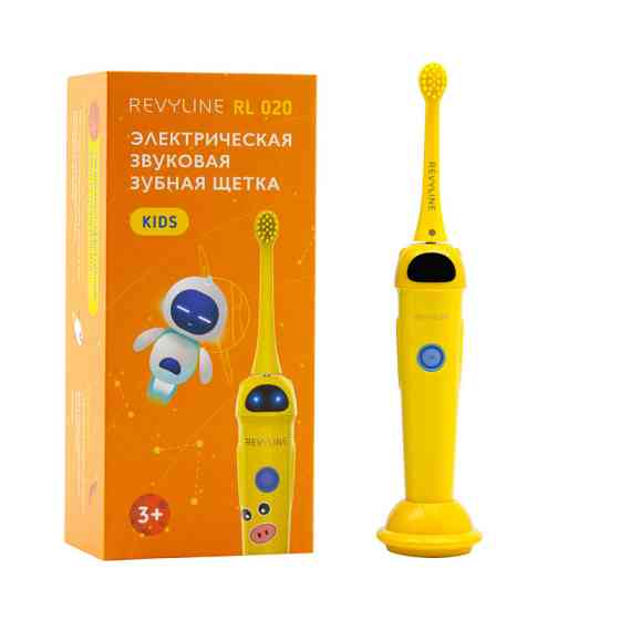 Звуковая щетка Revyline RL020 Kids в ярко-желтом дизайне Khabarovsk