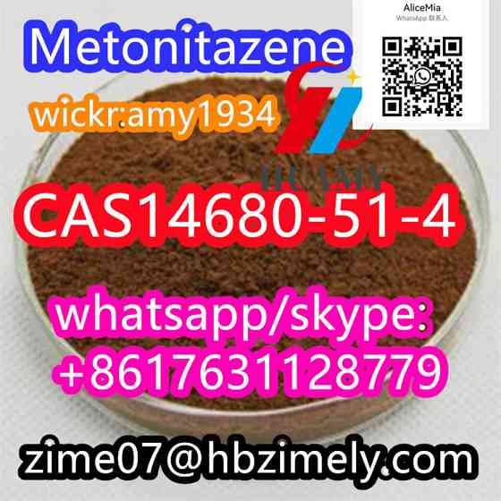 CAS14680-51-4 Metonitazene factory supplier wickr:amy1934 whats/skype:+8617631128779 telegram:Alice Тирана