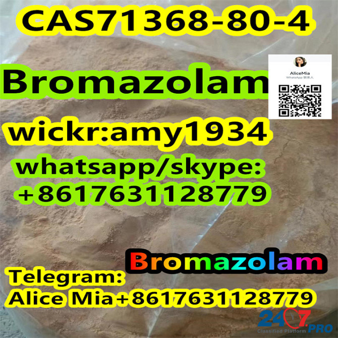 CAS71368-80-4 bromazolam pink white powder wickr:amy1934 whats/skype:+8617631128779 telegram:Alice Andorra la Vella - photo 7