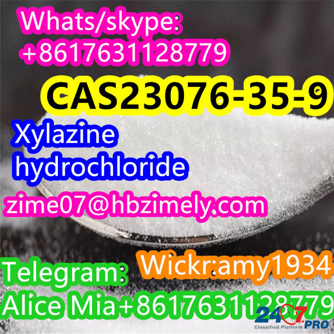 CAS23076-35-9 xylazine hydrochloride factory supplier wickr:amy1934 whats/skype:+8617631128779 teleg Kirovohrad - photo 5