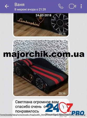 Кровать машина с матрасом в наличии машинка ліжко машина + ПОДАРОК Одесса - изображение 5