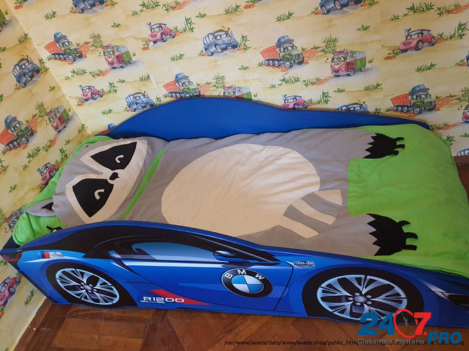 Кровать машина с матрасом в наличии машинка ліжко машина + ПОДАРОК Odessa - photo 1